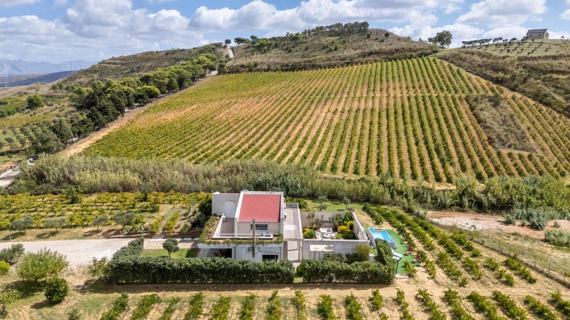 אלקאמו Villa Bonifato Vista Sulle Campagne E Sul Mare Siciliano Cozy House Italy מראה חיצוני תמונה